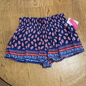 Xhilaration shorts, flower design, sz XL, NWT